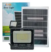 Comprar Reflector Led Solar 300w Recargable Panel, Control Reikpro