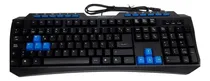 Comprar Teclado Gamer Multimedia Seisa Dn-d221 Usb Teclas Azules Esp Color del teclado Negro Idioma Español Latinoamérica
