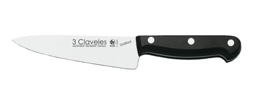 Cuchillo Tres Claveles Inox Uniblock 18cms Cocinero