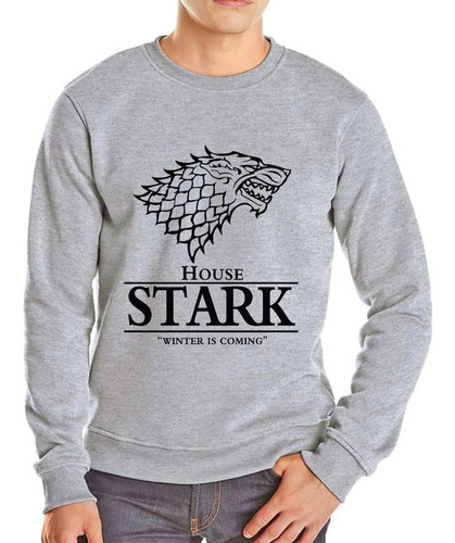 Sudadera Sweater Casa Stark Lema Lobo Unsx C/ Envio + Regalo