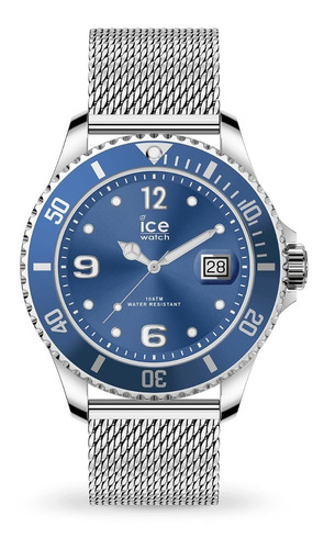 Reloj Ice Watch 017667 Diver Malla Acerada Tablero Azul