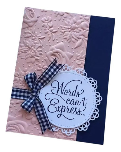 Carpeta Folder Grabado 3d Flores Rurales Texturiza Papel Scr