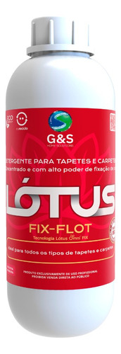 Detergente Para Tapete Carpete Lótus Fix Flot 1lt