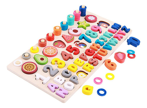 Tabla De Números Montessori De Madera Ayuda Didáctica Para