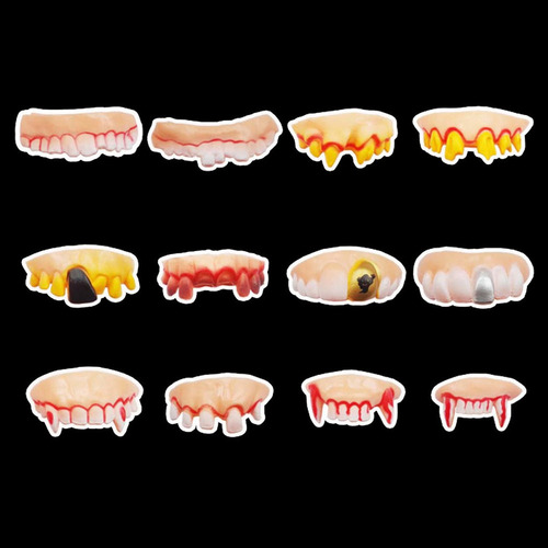 Halloween Buck Dientes Dentaduras Divertidas Juguete-b Tipo