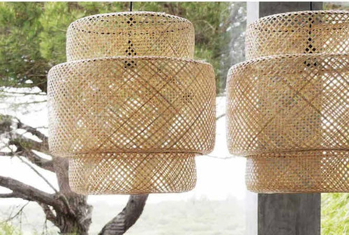 Lámpara Bambú /lámpara Bamboo /lámpara Fibras Naturales
