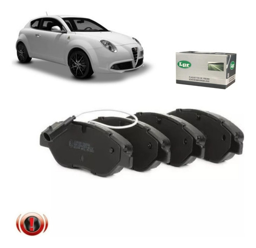 Pastillas Freno Para Alfa Romeo Mito 135cv 2008 A 2011 Del.