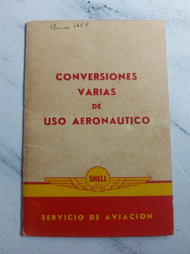 Shell Aviones Tablas Combustibles. Ian 522