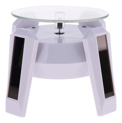 Solar / Batteryshowcase 360 Soporte Base Blanca Y Luz