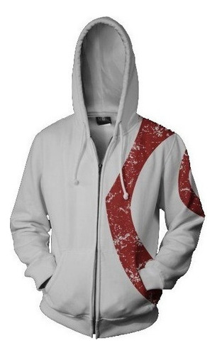 Ae Sudaderas Con Cremallera Kratos De Game God Of War