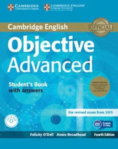 Objective Advanced - St`s W/answers & Cd-rom/classcd 4ed** K