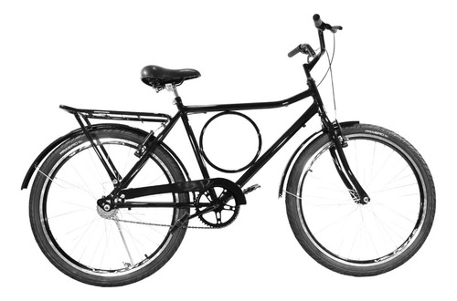 Bicicleta De Passeio Monark Barra Circular Aro 26 1v Red