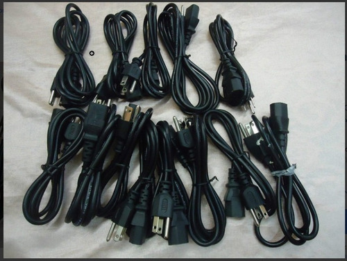 Cables De Poder Para Pc  Y Monitores Usados