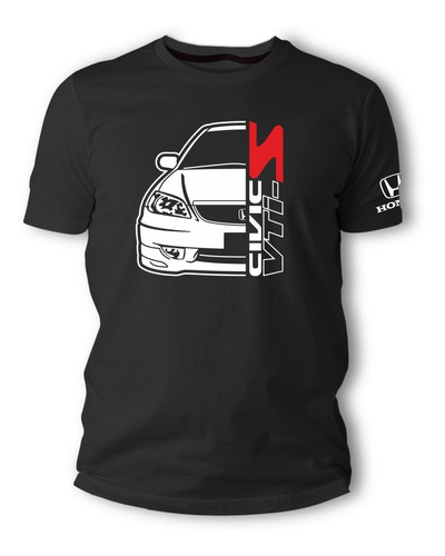 Remera Fierrera Honda Civic Vti Algodón