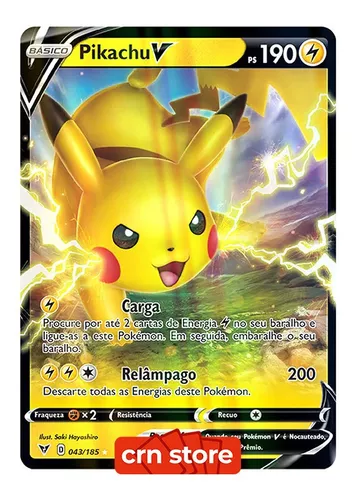 Cartas Pokemon Pikachu Originais Copag