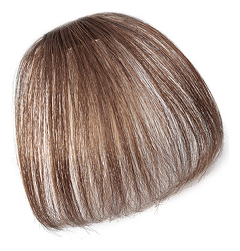 Flequillo Falso Flequillo Natural Con Clip 100% Cabello Huma