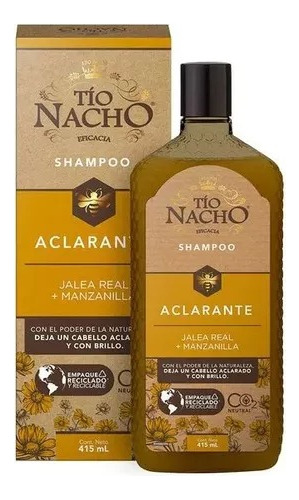 Tio Nacho Shampoo Jalea Real Aclarante  X 415 Ml