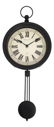 Reloj De Pared De Pendulo Vintage Retro Antiguo George Home