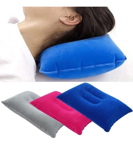 Almohada Inflable Para El Camping Almohada De Viaje