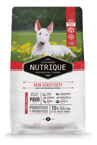 Nutrique Para Perro Adulto Skin Sensitive De 15 Kg