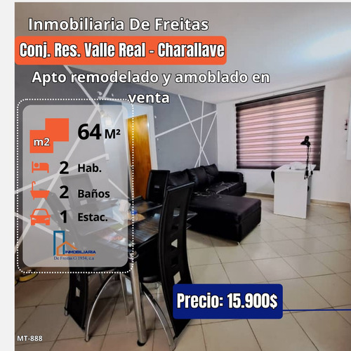 Apartamento En El Conjunto Residencial Valle Real, Charallave.