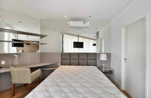 Imagem 22 de 27 de Apartamento Mobiliado 62 Metros, 1 Dormitório, 2 Vagas, Para Locação, R$ 6.700,00 Na R. Elvira Ferraz, 250 Vila Olímpia, São Paulo, Sp - Sp - Ap5579_sales
