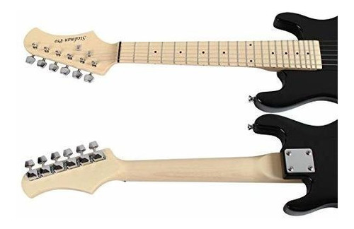 Guitarra Eléctrica Con 5 Vatios De Amplificador Color Black