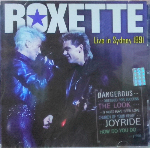 Roxette Cd Live In Sydney 1991 Importado Nuevo 