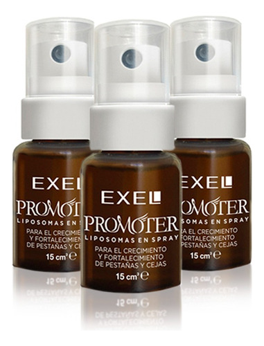 Promoter Spray Estimula Crecimiento Cejas Y Pestañas X3