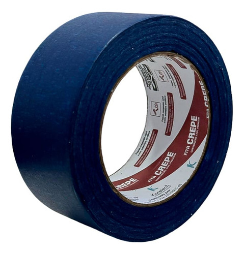 Fita Crepe Azul Larga 48x50 - 02 Rolos