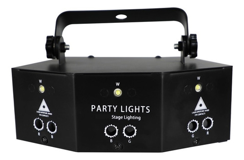 Luz De Discoteca Led Dmx Mini 9 Ojos Rgbw Efecto De