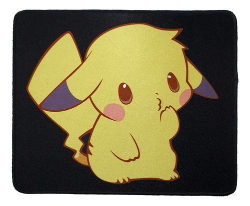 Mouse Pad Cute Anime Pika Yellow Rat, Impresión H