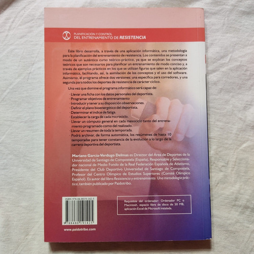 PLANIFICACION Y CONTROL DEL ENTRENAMIENTO Y RESISTENCIA, de VV. AA.. Editorial PAIDOTRIBO en español