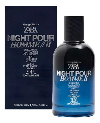 Perfume Zara Night 2 para homens EDP X 100 ml