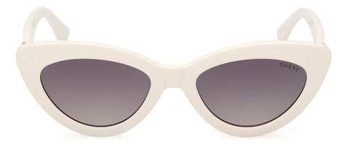 Lentes De Sol Verde Degradados Guess Gu790521p Color Blanco Varilla Blanco Armazón Blanco