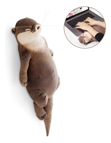 Cogihome Muñeca De Almohada, 40cm Linda Nutria Rellena De