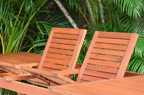 Mesa Leyland De Comedor Extensible De Madera Para Exterior
