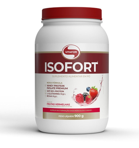 Isofort 900 G - Vitafor - Whey Protein 100% Isolado 