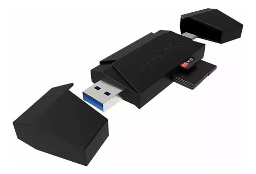 Lector Tarjeta Memoria Usb 3.0 Y Otg Tipo C Sabrent Cr-um4c