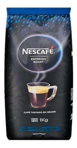 Nescafe Espresso Roast Paquete 1 K En Grano Cafe 100 Arabica