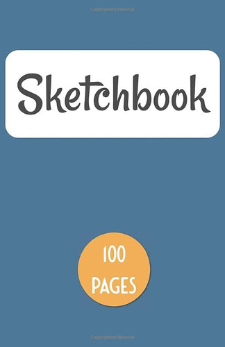 Libro: Small Blue Sketchbook | Small Plain Paper Notebook Pe