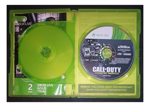 Call Of Duty Advanced Warfare, Juego Xbox 360, 2 Discos (Usado)