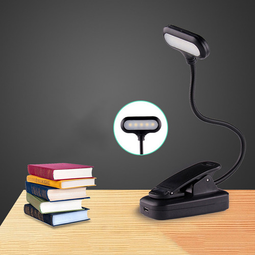 Lámpara De Lectura W Clip, Lámpara De Escritorio Plegable In