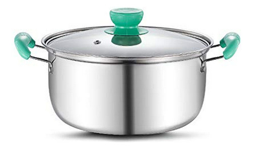 Mini Thick Stainless Steel Stock Soup Pot With Glass Lid,sma