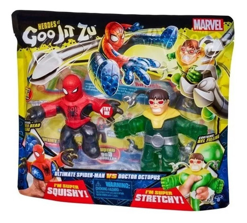 Heroes Of Goo Jit Zu Marvel Spider-man Vs Doctor Octopus New