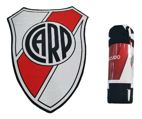 Toallon Con Forma Equipo River Plate Escudo 140x175cm