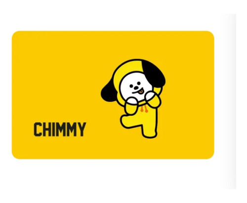 Sticker Diseño Chimmy Tarjeta Bip / Debito