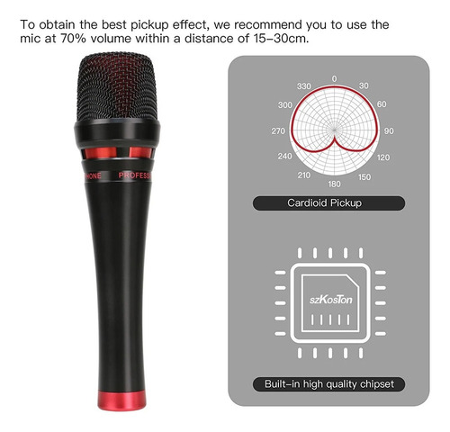 Kit Micrófono Condensador Con Tarjeta Sonido V8 Efecto 4en1