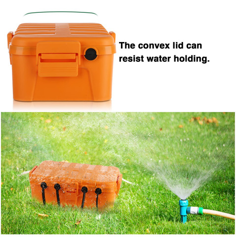 Caja Electrica Para Exteriores Ip54 32x22x13 Cm Naranja
