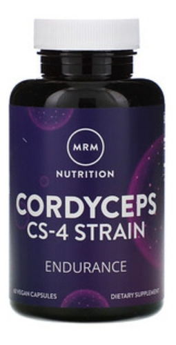 Cordyceps Cs-4 Strain 60 Caps Mrm Importado Já